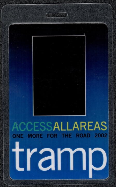 Super Tramp Backstage Pass - 2002 Laminated Pass