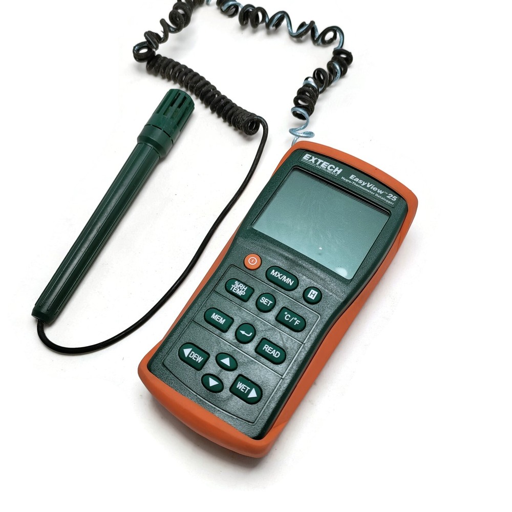 Extech EasyView 25 Hygro Thermometer Data logger. Made in Taiwan