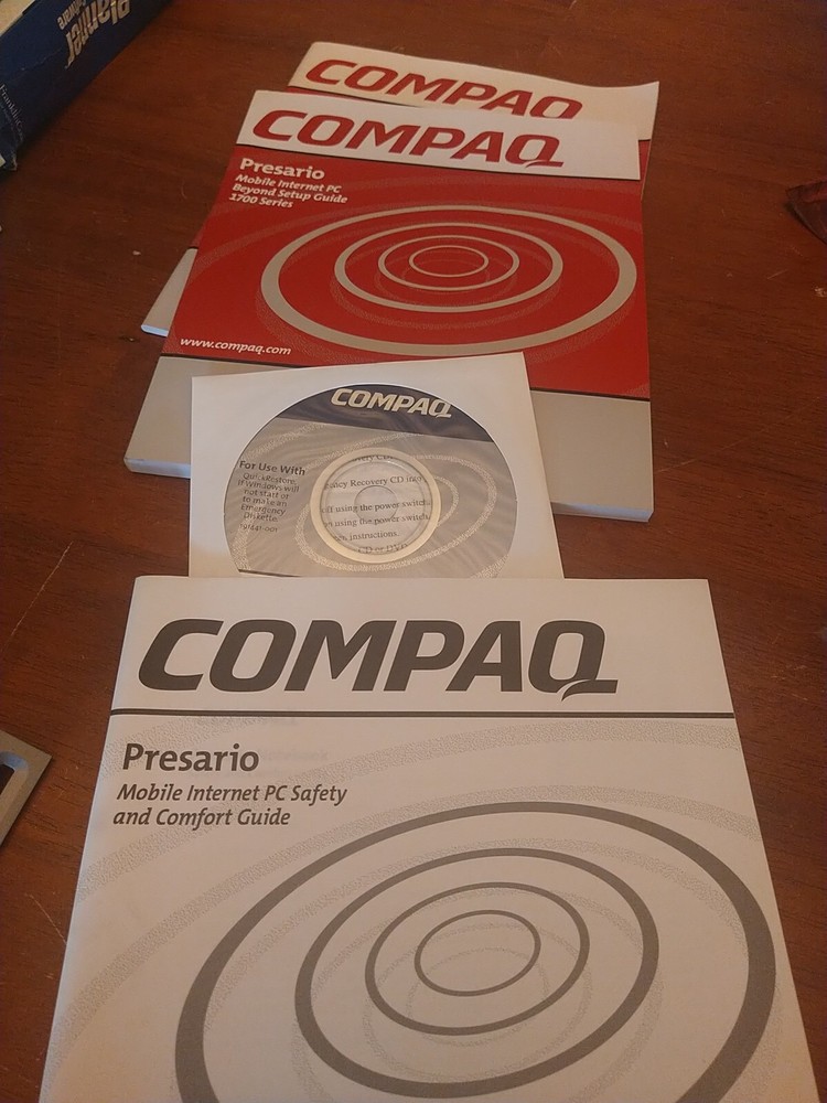Compaq Presario Getting Started Manual/IJ1200 Printer User Guide Various Manuals