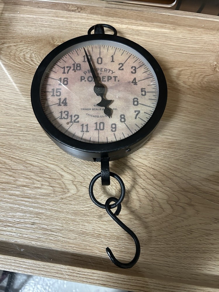 Vintage Triner 20lb Postal Scale