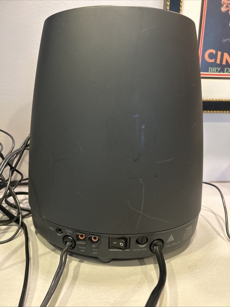 Harmon Kardon Model HK695-01 Computer Multimedia Subwoofer/Speaker Set Working