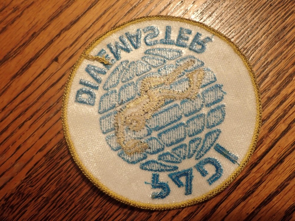 PADI DiveMaster DIVER SCUBA PATCH Dive Master 4"