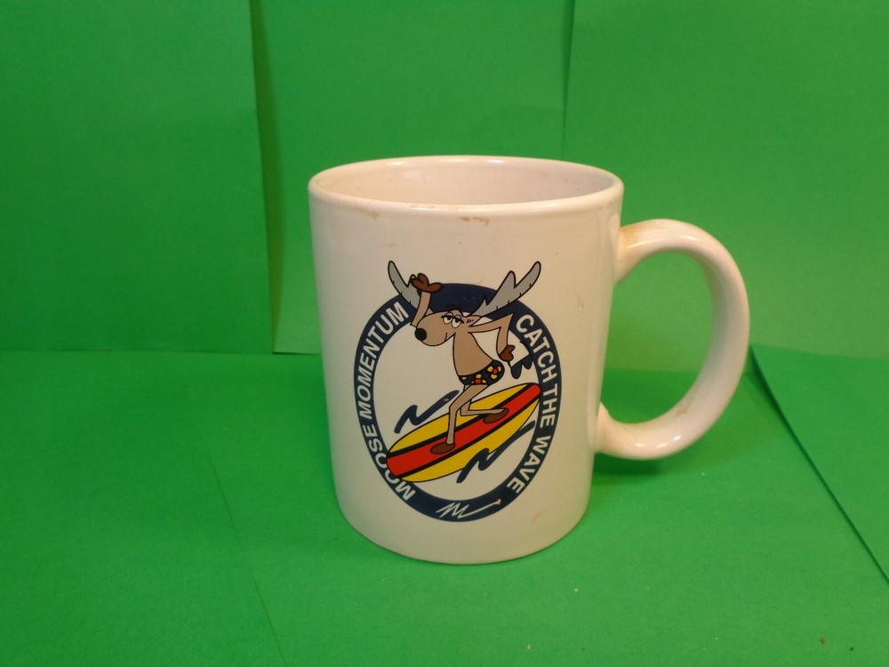 Moose Momentum/Catch The Wave Coffee Mug, MWare (Used/EUC)