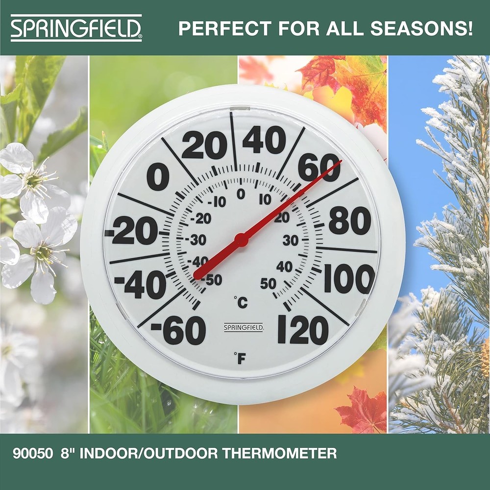 Indoor Outdoor Thermometer Large Display