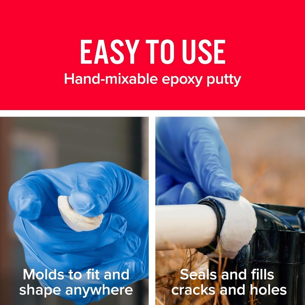 Versatile 2 oz WaterWeld Epoxy Putty Stick - Quick Drying, Waterproof Solution