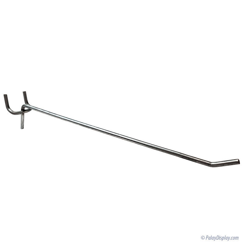 PEG HOOKS (25 50 200 PACK) 2" 4" 6" 8" 10" Straight Board Shelving 1/8" Steel