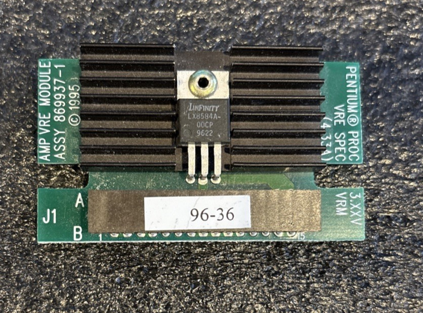 Pentium Voltage Regulator Module AMP VRE 869937-1 3V 4.33A