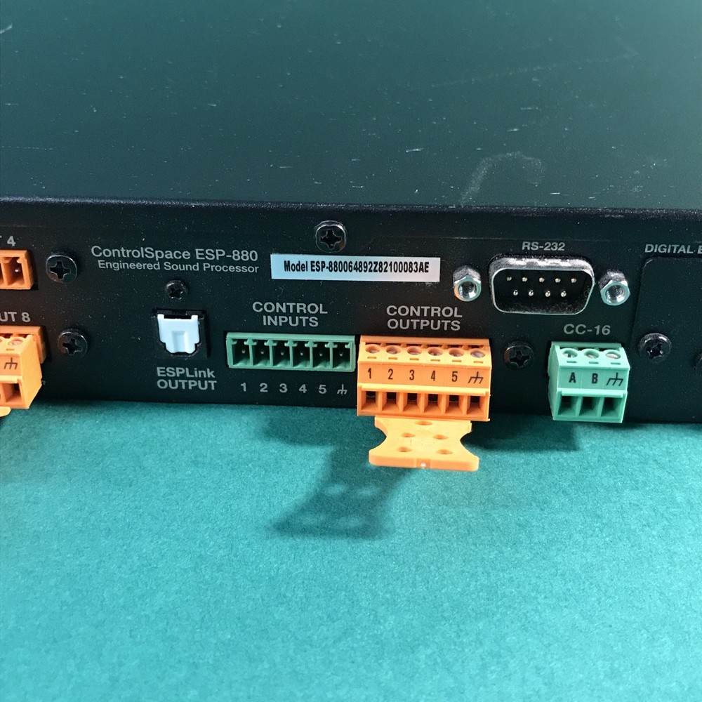 BOSE CONTROLSPACE ESP-880 Engineered Sound Processor w/ Ethernet Card