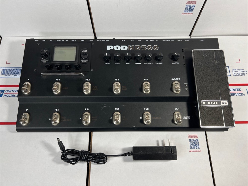Line 6 POD HD500 Guitar Multi-Effects Processor + Plug -SAME DAY SHIP- WARRANTY