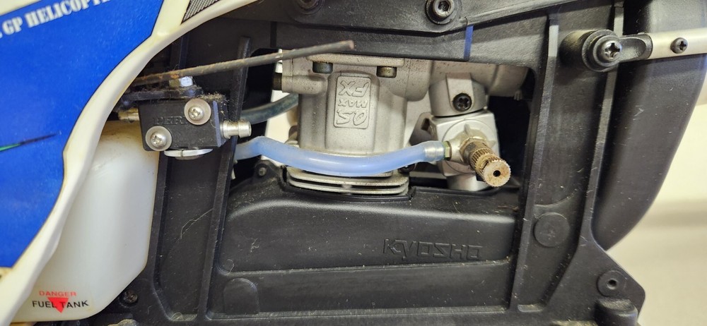 Kyosho Concept 46VR Remote Control Helicopter With OS Max FX 46 Engine *READ*