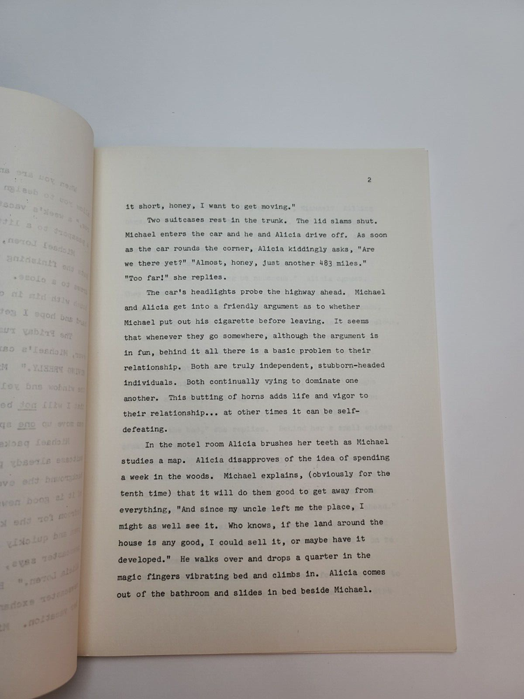 TRAPS / Barry Levinson 1970's Unproduced Treatment Script