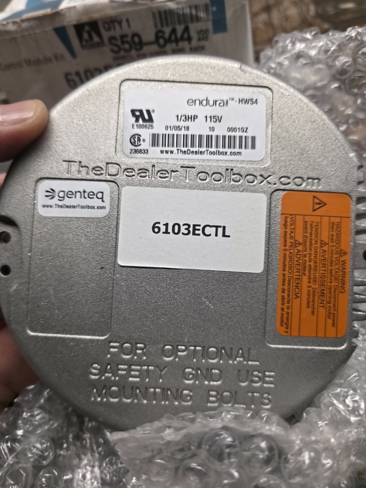 Genteq Control Module Kit 6103ECTL