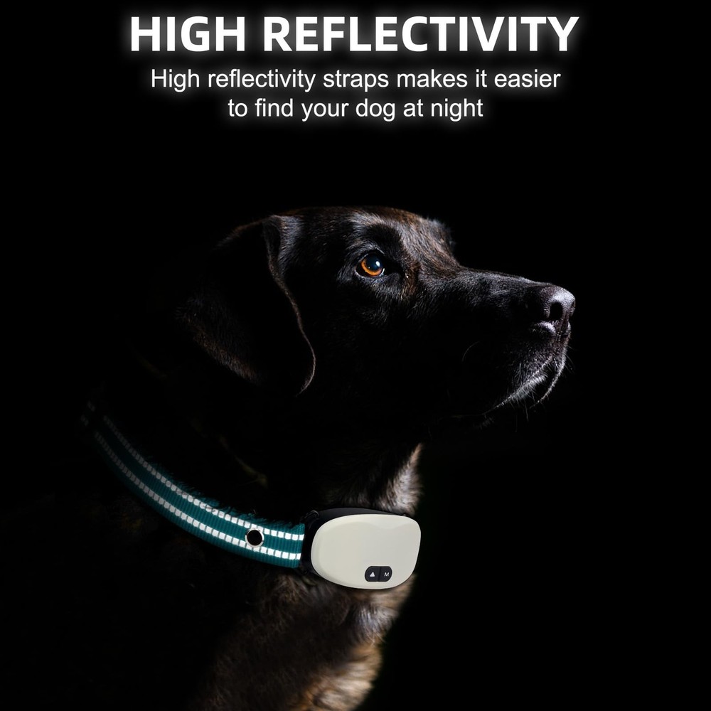 Collar Strap, Reflective Nylon Collar Strap Dog GPS Training Bark Receiver Co...