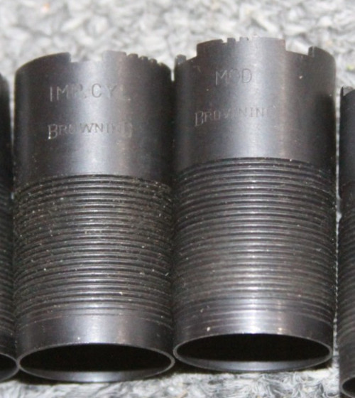 Factory Browning Invector 12 ga Choke Set IMP CYL + MOD  2 Piece Improved Modifi