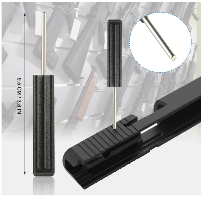 Glock Tool kit 3pcs,with Front Sight Tool,Magazine Disassembly Tool,Pin Punch...
