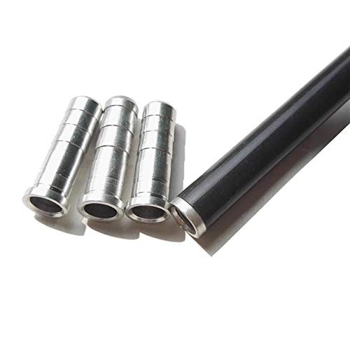 12pack Archery Arrow Aluminum Inserts for 0.244’’ Carbon Arrow Shaft, Practic...