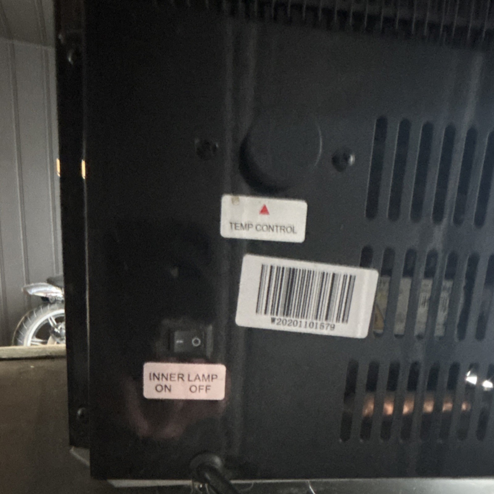 Fireball Merchandising Glass Door Refrigerator Freestanding Model BC-13