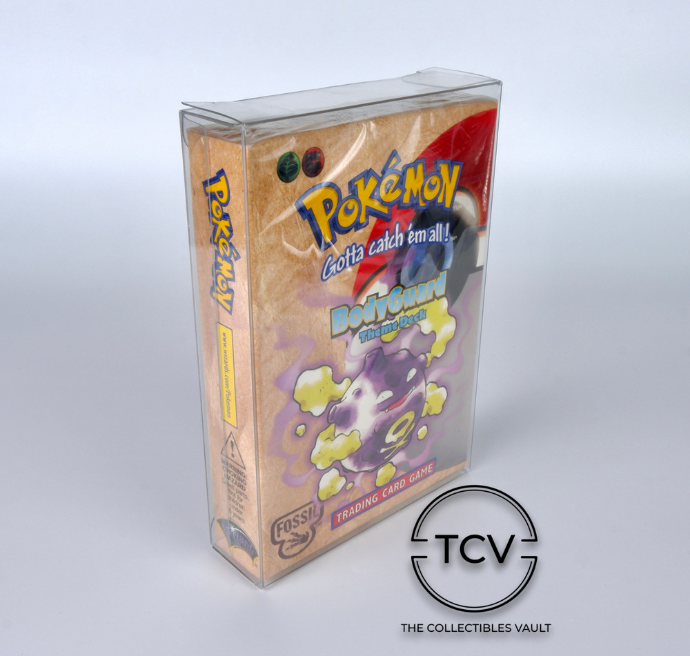 Pokémon Theme Deck Box Protector Case - 0.6mm Thick PET Plastic (1-50 Pack)