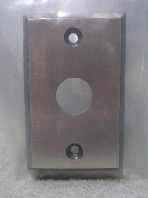 NuTone NB2133P Pewter Finish Rectangle Lighted Pushbutton Doorbell Solid Brass