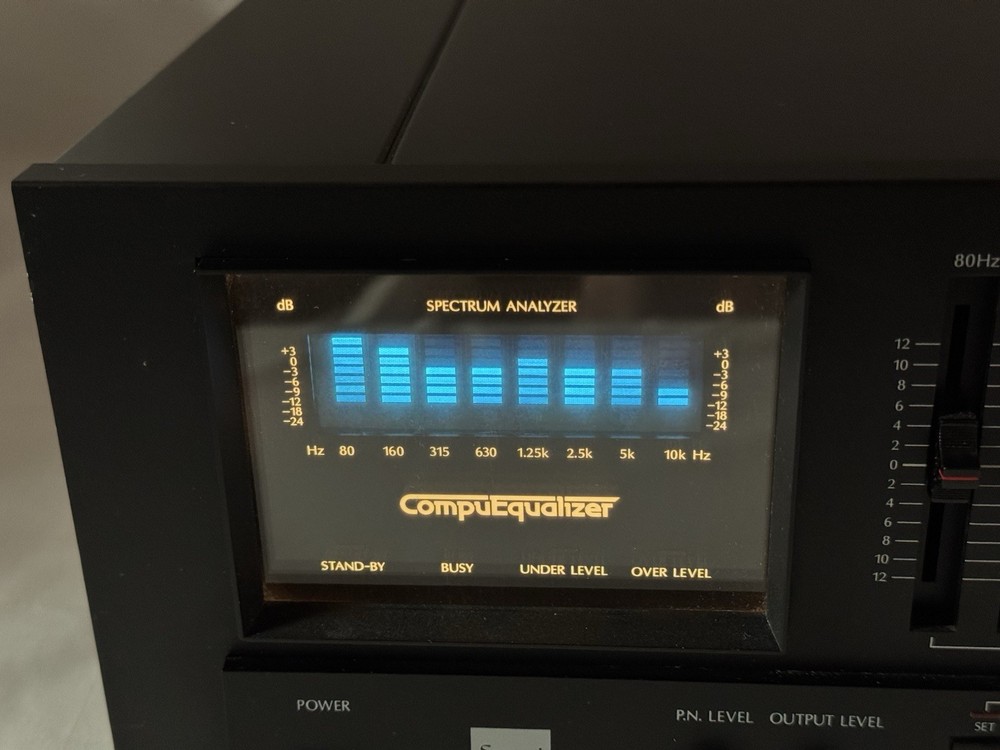 Sansui SE-9 Stereo Graphic Compu-Equalizer Black