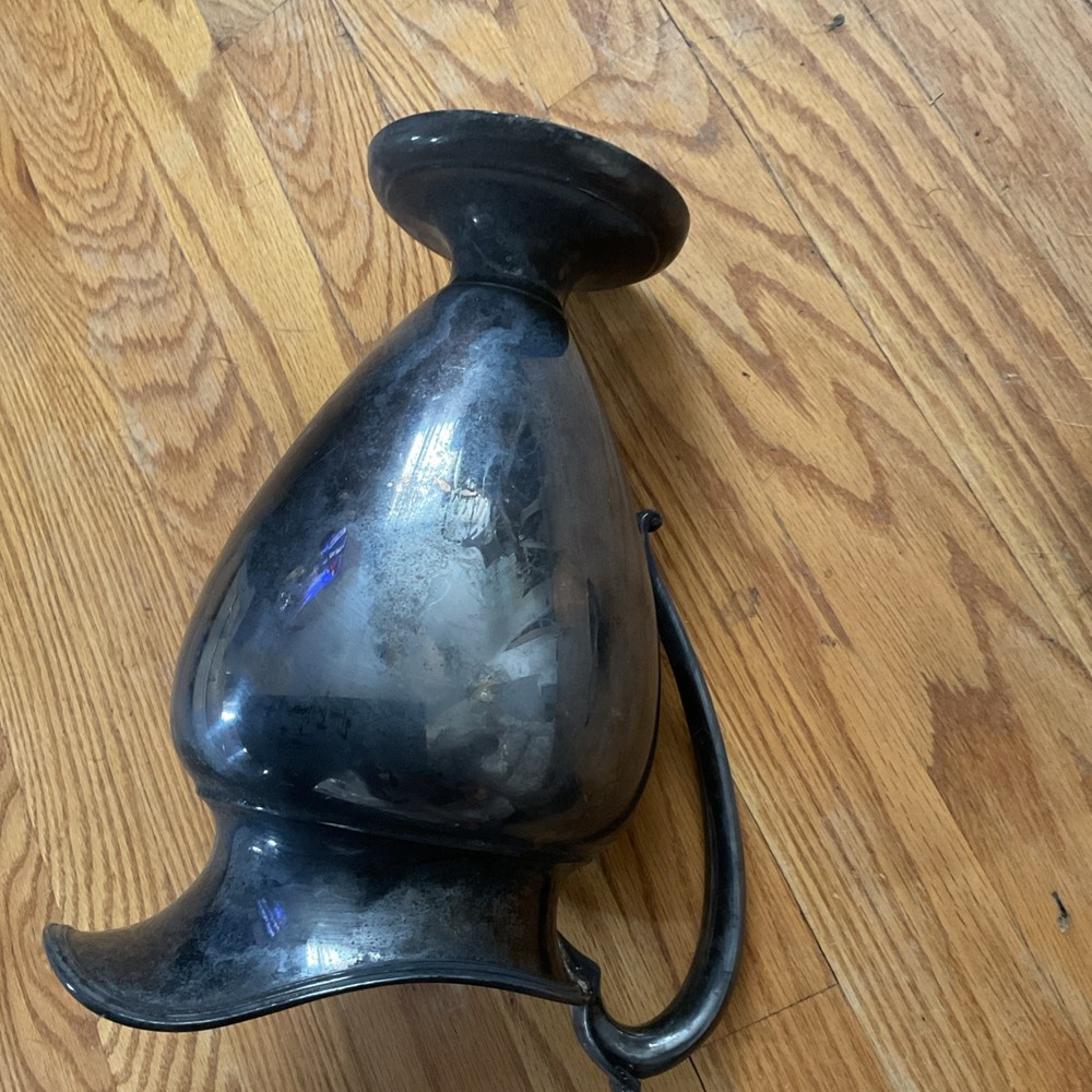 Vintage Crescent Silver Mfg Co SPNS Silverplate Pitcher