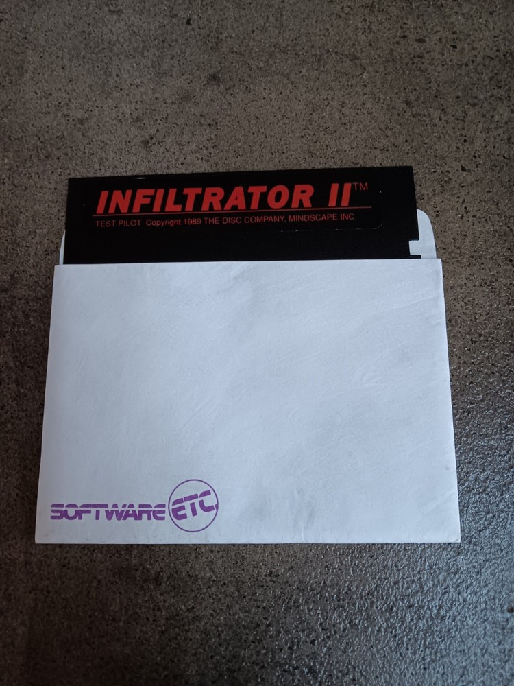 Commdore 64 Infiltrator 2 Computer Game Software Tested/Works Disk Only