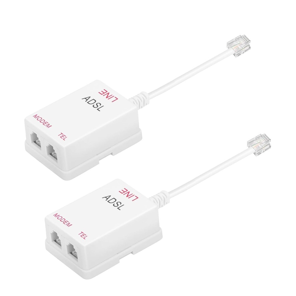 Compact DSL Filter Splitter - Integrated Noise Reduction for Optimal Performance