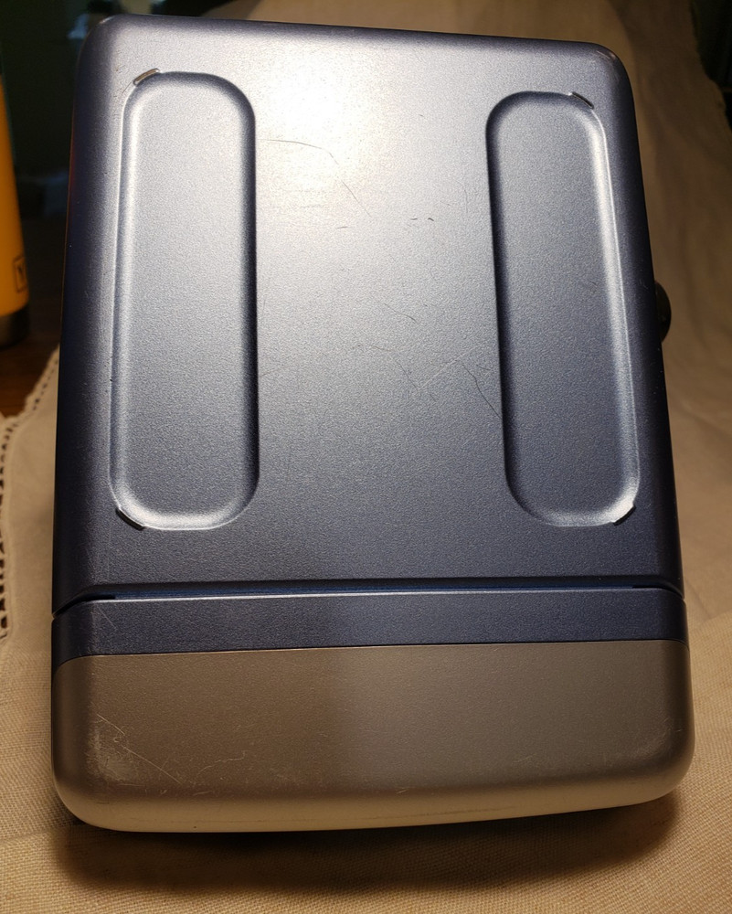Polaroid One600 Folding Instant Camera | Blue/Silver | UNTESTED