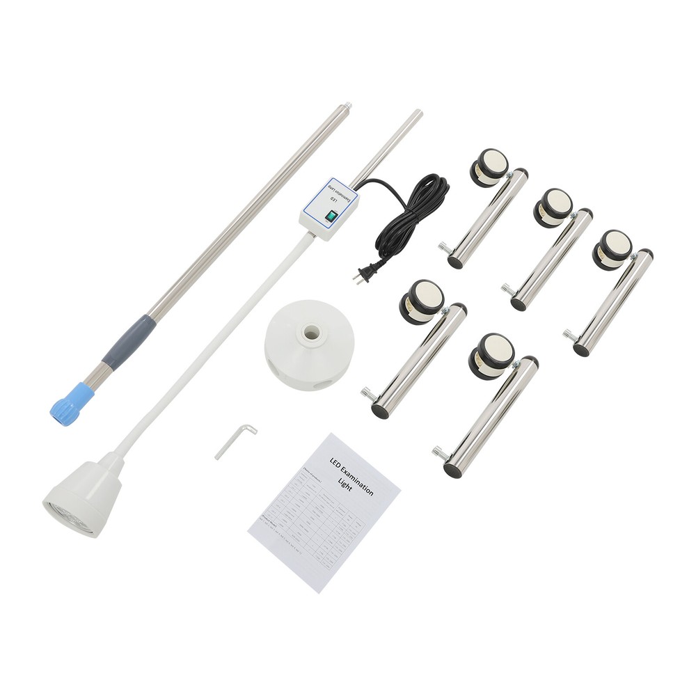 LED Mobile Examination Light Examination Lamp Adjustable Height Five-legged