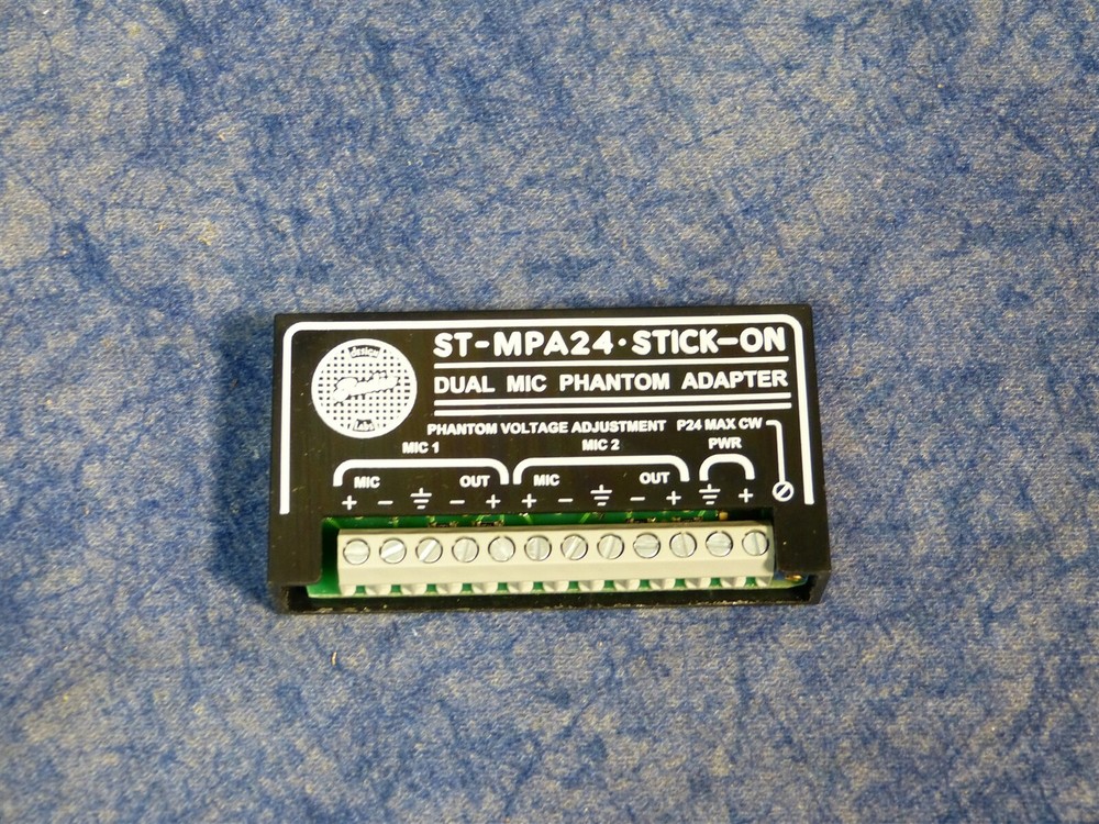 RDL ST-MPA24 2-Channel Microphone 48 V Phantom Adapter (G98)