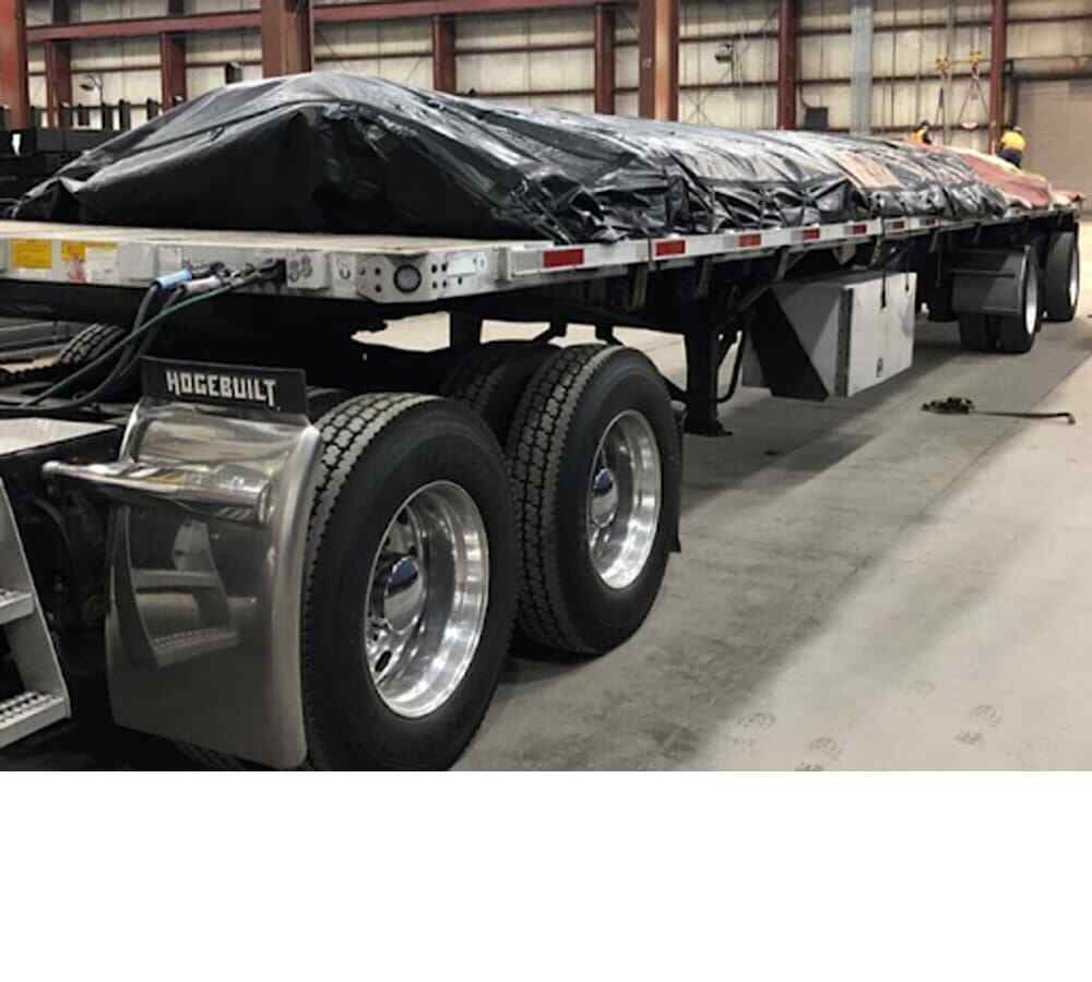 Heavy Duty 18oz Lumber Tarp 20x27 (6' Drop) - Stainless Steel D-Rings