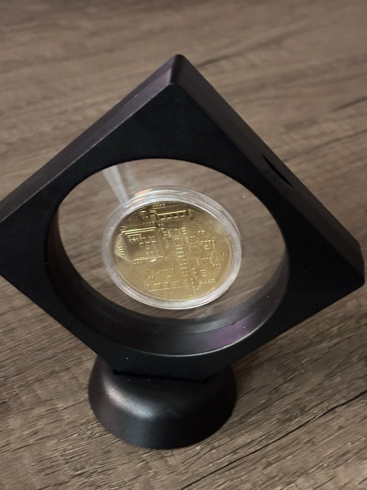 Physical Bitcoin Display Ideal For Desk, Coffee Table, Etc