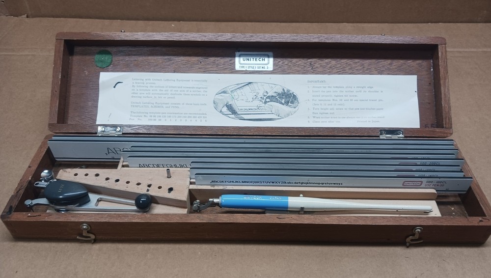 unitech lettering set