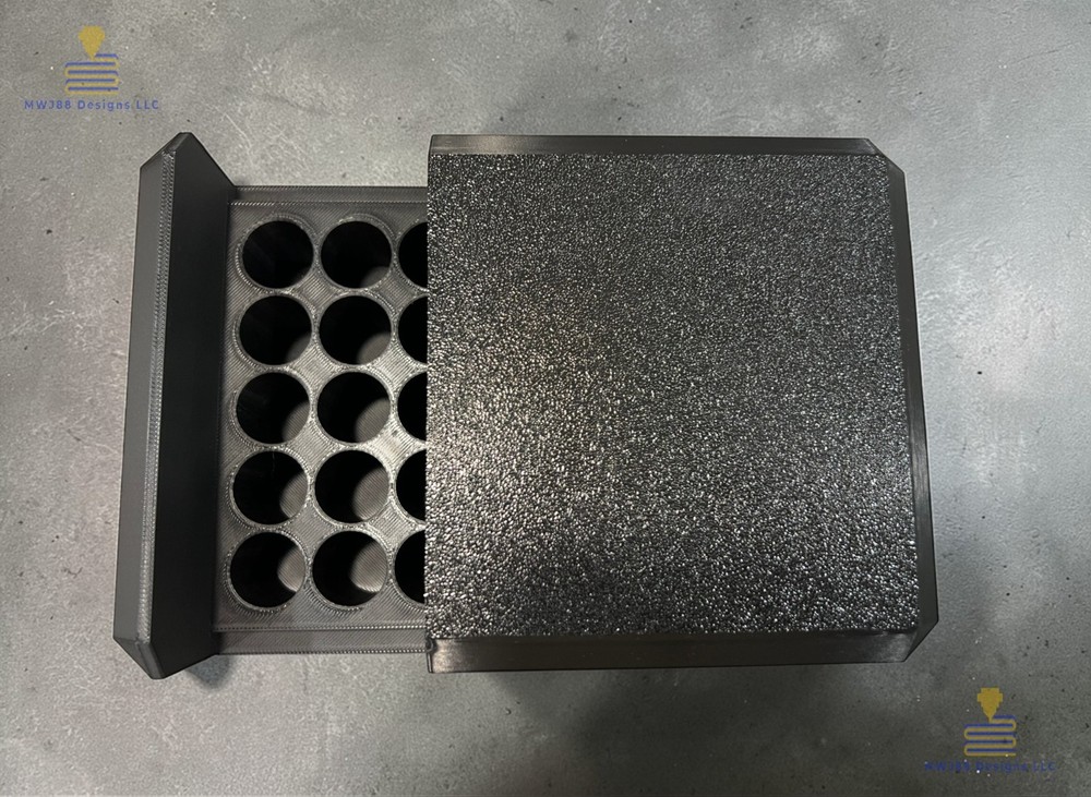 20ga Shotgun Shell Storage Box Case - 25rd Round - Multiple Colors Available!
