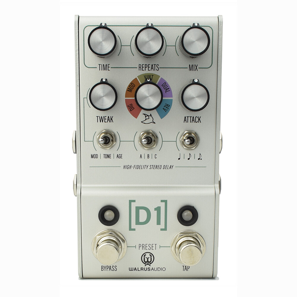 Walrus Audio - Mako D1 V2 - High-Fidelity Multi-Function Delay Pedal - Update...
