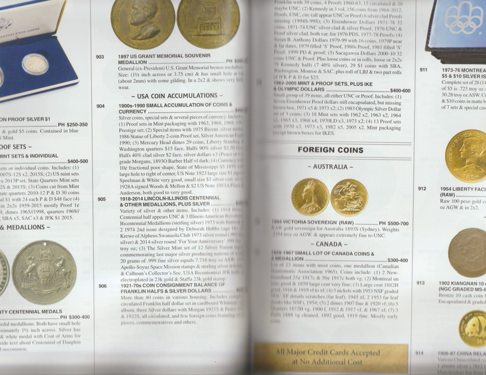 REGENCY SUPERIOR 2015 & 2016 SPACE-AUTOGRAPHS & STAMPS, 2 Catalogs, 4 Auctions.