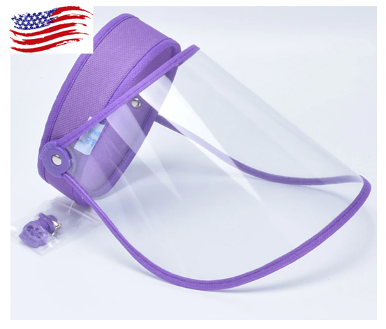 Clear Reusable Face Shield Visor Protection Adjustable Safety Visor Shield US