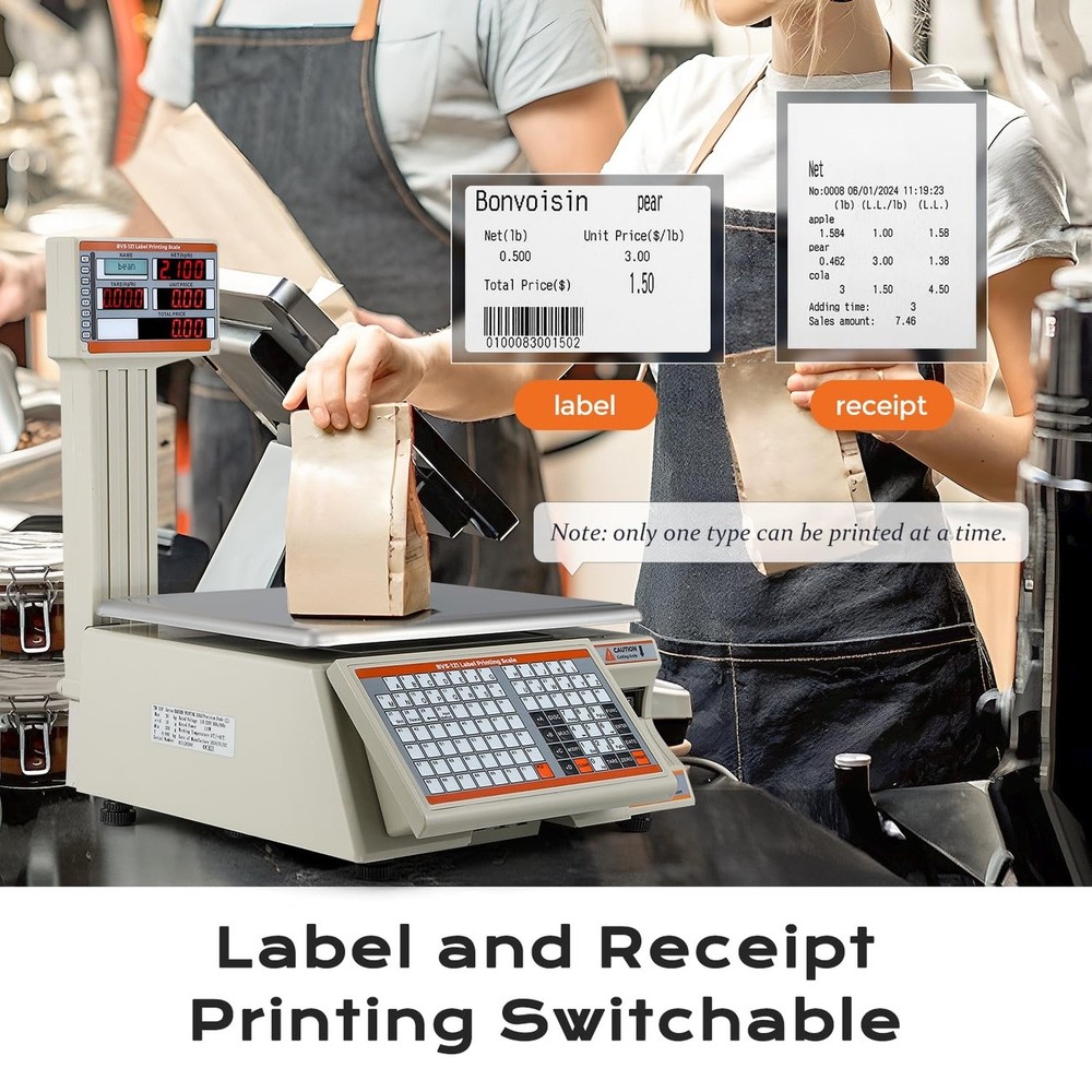 Label Printing Scale 66 Lb Price Computing