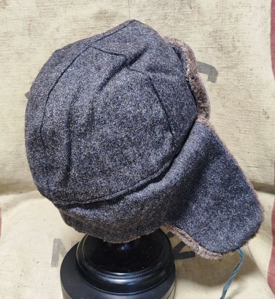 ORIGINAL WW2 RKKA RED ARMY SOLDIER OFFICER WINTER CAP USHANKA RARE 1940s