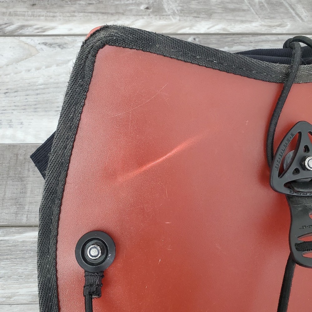 Boblbee Vintage 2003 Red Orange Adjustable Strap Hard Case Motorcycle Backpack
