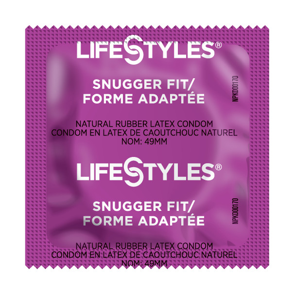 Lifestyles Snugger Fit Small Lubricated Bulk Condoms - Choose Quantity