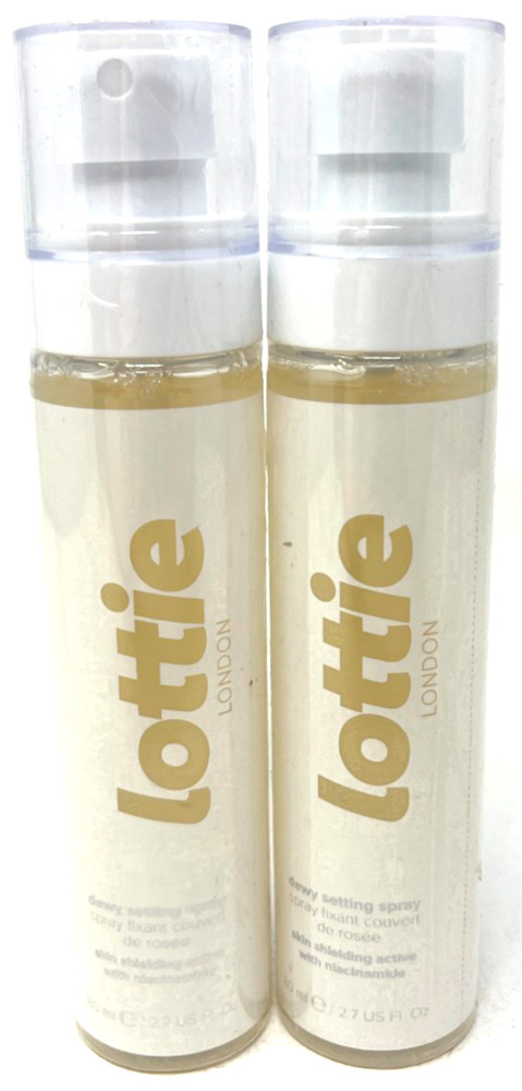 (2) Lottie Dewy Setting Spray Sealed 2.7 fl oz Each