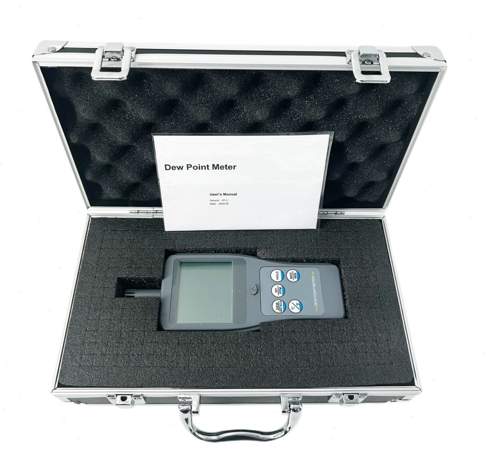Digital Humidity Temperature Dew Point Meter with PPM Range 0~50000 Resolution 1