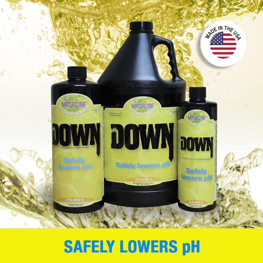 pH Down Control Liquid, Buffering for Stability, Decreases Levels, Use with Any