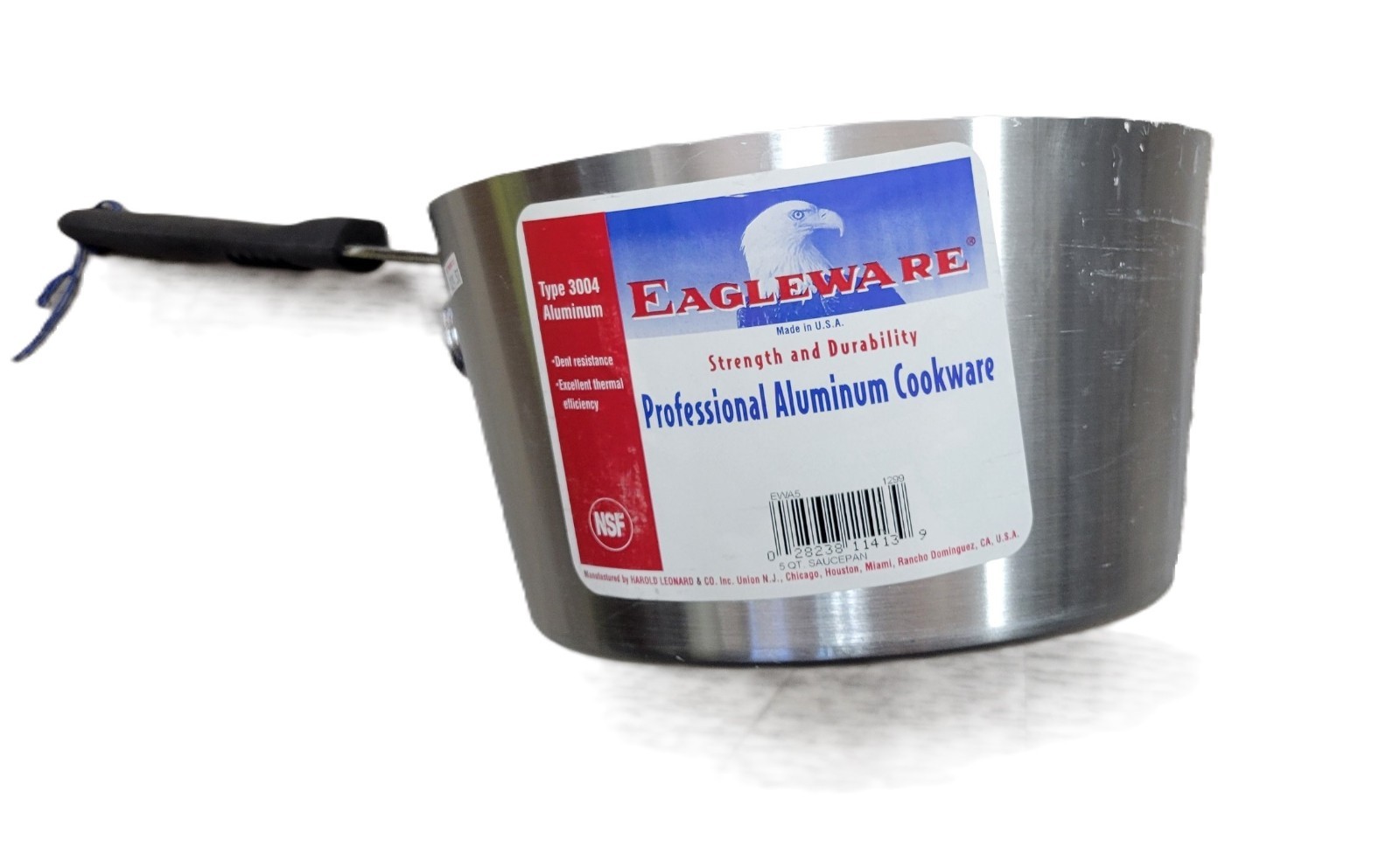 Eagleware Aluminum Sauce Pan, 5 Quart