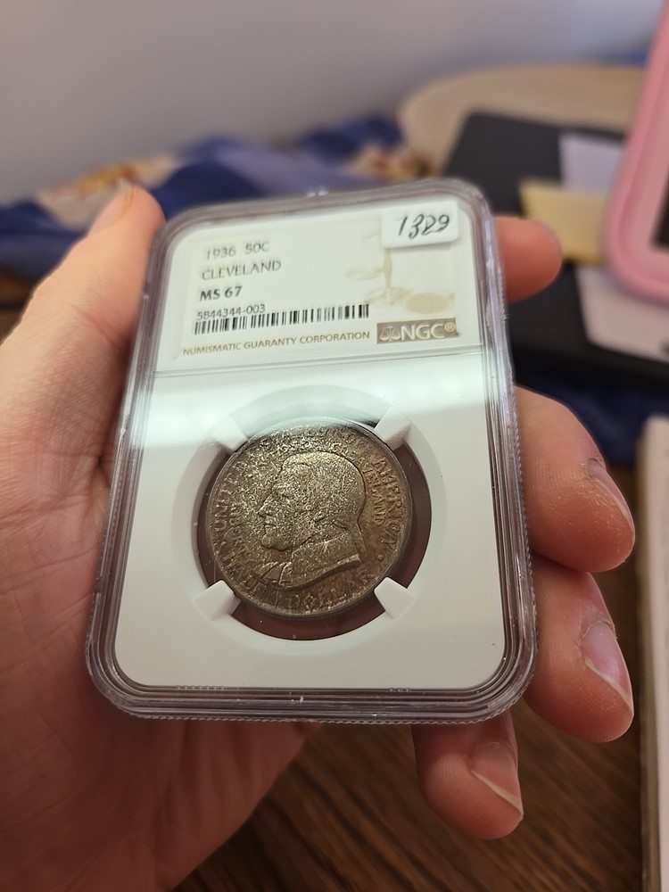 1936 Half Dollar Cleveland NGC MS67