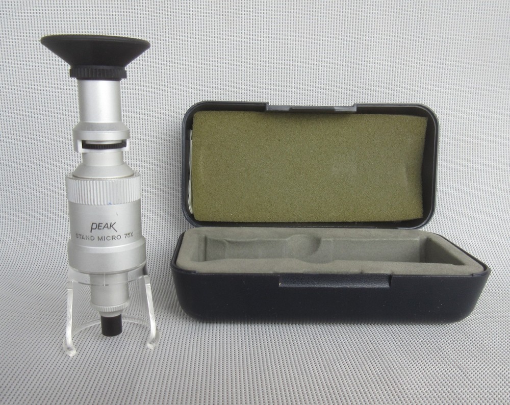 PEAK 2008-75X Stand Micro Loupe Microscope W/ Case