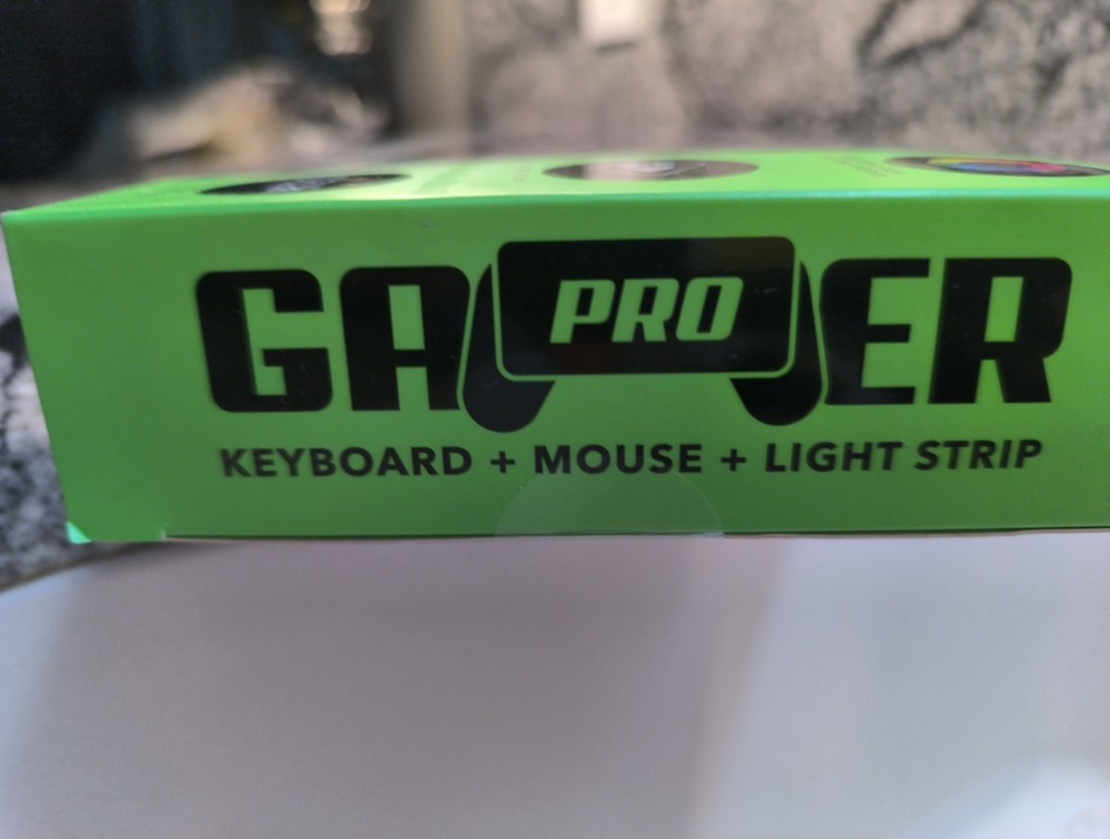 Gamer Pro Keyboard + Mouse + Light Strip