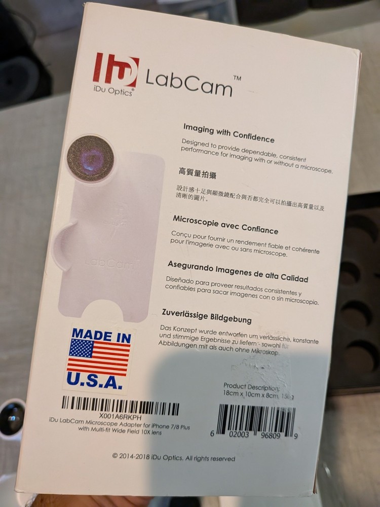 LabCam for iPhone 7 / 8 Plus Microscope Telescope