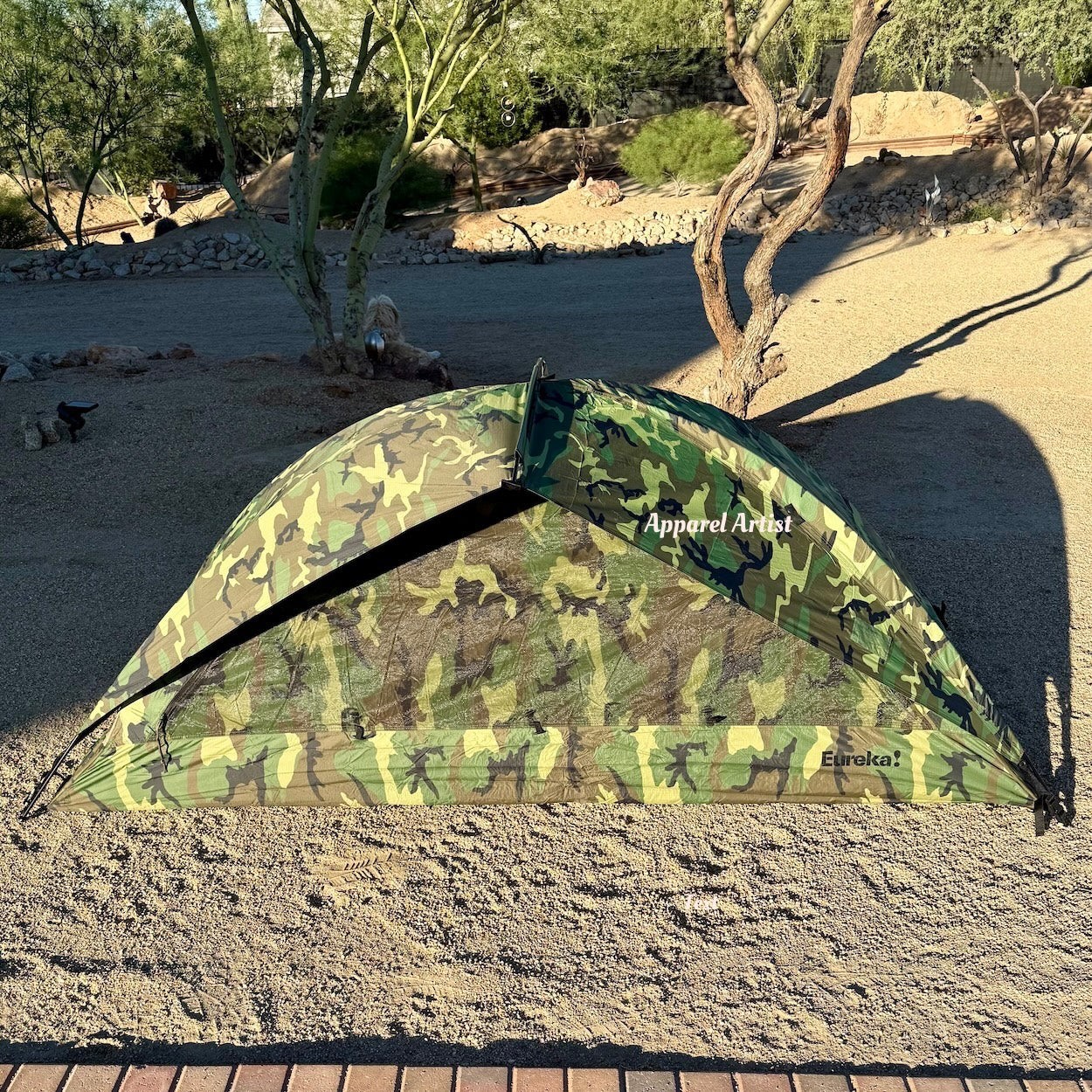 Eureka ICS One-Person Tactical M81 Tent - Woodland Camouflage Excellent